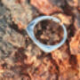 Minimalist Sterling Silver Open Ring Simple Design, thumbnail 7 of 7