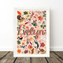 Woodland Animal Name Print Set, thumbnail 10 of 12