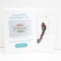 'I Pick You' Cross Stitch Your Own Valentine Card, thumbnail 4 of 6