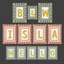 Personalised Initial Print In Neutral Colours, thumbnail 9 of 10