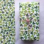 Leaf Hearts And Bug Wrapping Paper Or Gift Wrap Set, thumbnail 9 of 12