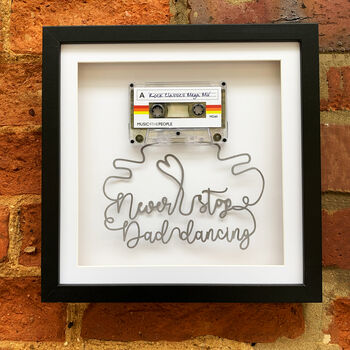 Framed Father's Day Personalised Cassette Mixtape Art, 7 of 7