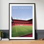 Manchester United Old Trafford Stretford End Poster, thumbnail 1 of 7