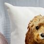 Personalised Reserved For Dog Breed Cushion, thumbnail 3 of 7