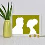 Contemporary Personalised Silhouette Portraits, thumbnail 2 of 11