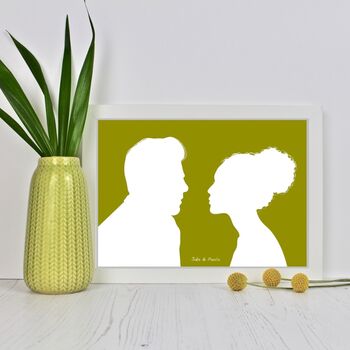 Contemporary Personalised Silhouette Portraits, 2 of 11