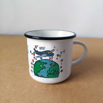Personalised Travelling The World Gift Mug, 2 of 12