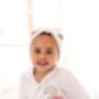 Cherry Birthday Embroidered Personalised Pyjamas Choice Of Ages Available, thumbnail 2 of 9