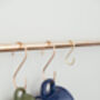 Copper S Hooks – Set Of Four, thumbnail 6 of 7