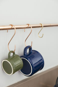Copper S Hooks – Set Of Four, 6 of 7