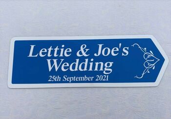 Personalised Wedding Sign, 6 of 12
