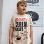 Cereal Killer Boys' Slogan T Shirt, thumbnail 1 of 4