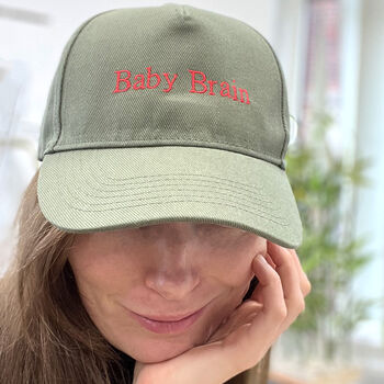 Baby Brain Personalised Cap, 2 of 2