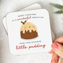 Personalised Christmas Mug 'Babysitter Little Pudding', thumbnail 4 of 5