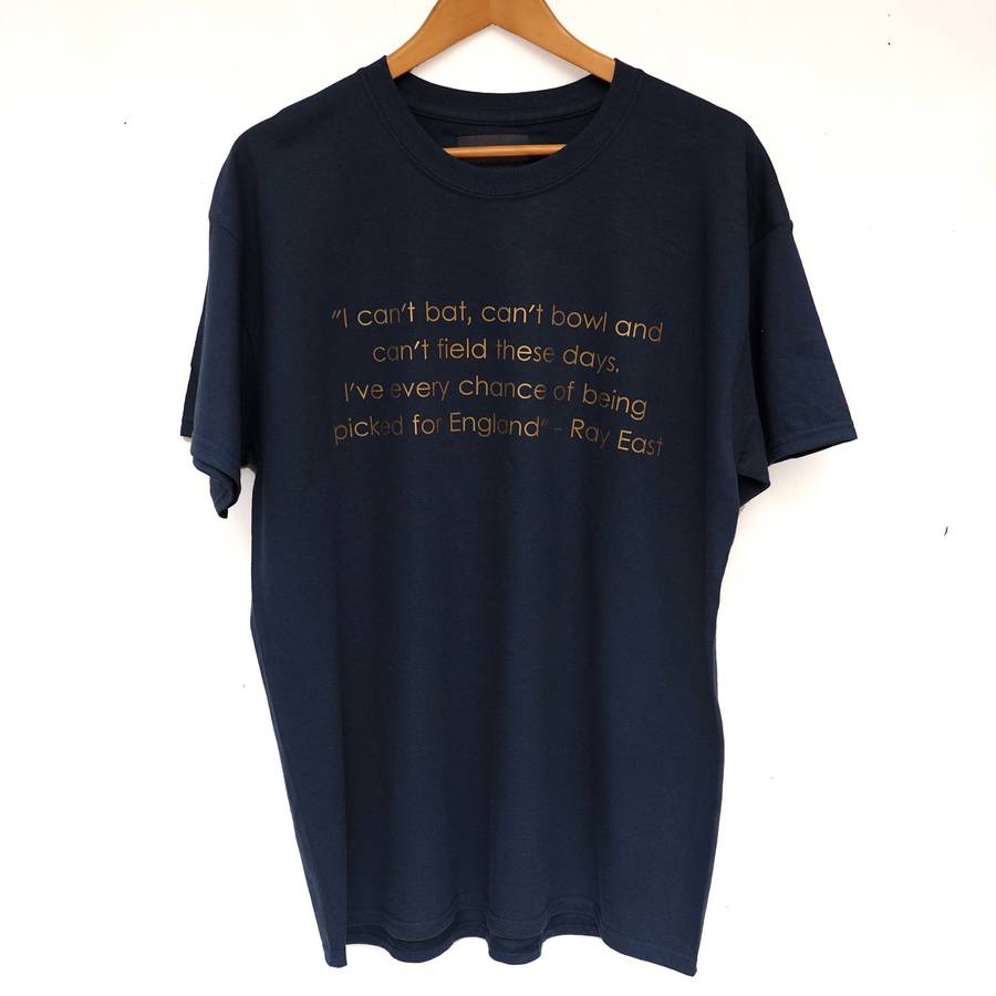 Personalised Cricket Quote T Shirt By Stabo