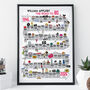 80th Birthday Personalised Print The Road To 80, thumbnail 6 of 12