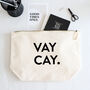 Vaycay Holiday Cosmetic Travel Bag Pouch, thumbnail 1 of 6