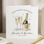 Personalised Champagne 10th Anniversary Card, thumbnail 1 of 7
