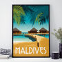 Maldives Art Print, thumbnail 2 of 4