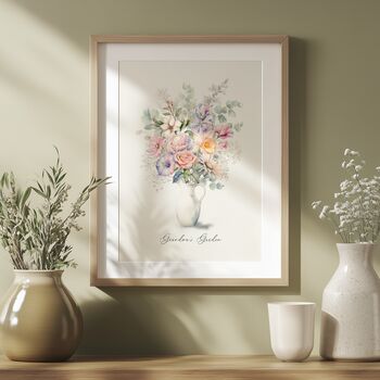 Delicate Family Birth Flower Print, 2 of 6