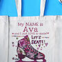 Personalised Love To Ice Skate Bag, thumbnail 3 of 5