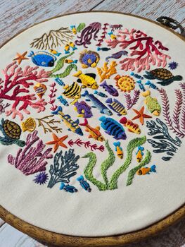 Ocean Wonders Hand Embroidery Pattern Digital Product, 6 of 8