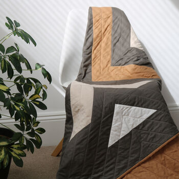 Hopton Clay Throw Quilt, 4 of 4