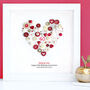Personalised Ruby Anniversary Button Heart, thumbnail 3 of 5
