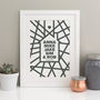 Personalised Graphic House Print, thumbnail 2 of 8