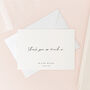 Luxury Personalised Wedding Thank You Cards, thumbnail 1 of 2