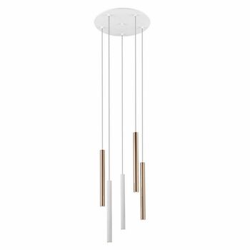 Integrated LED Five Light Cluster Drop Ceiling Pendant, 2 of 2