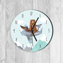 Woodland Bear And Dachshund Clock, thumbnail 5 of 6