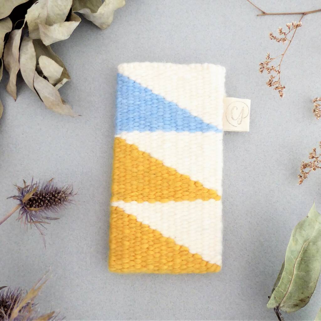 Handwoven Glasses Case By Catherine Jane Weaving
