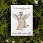 Personalised Afghan Hound Memorial Card, Pet Loss Gift, thumbnail 1 of 12