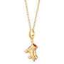 18ct Gold Roller Skate Charm Necklace, thumbnail 2 of 6