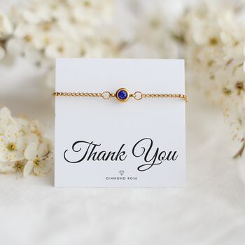 Thank You Gift, Birthstone Bracelet For Her, 11 of 12