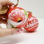 Canal Rose Baubles Handpainted And Personalised, thumbnail 6 of 12