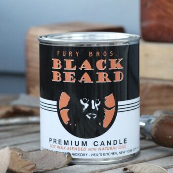 Black Beard Tinned Premium Candle, 3 of 3