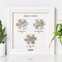Personalised Crystal Anniversary 3D Jigsaw Map Locations Print, thumbnail 2 of 12