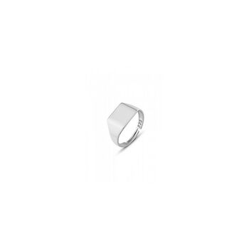 Signature Rectangular Sterling Silver Signet Ring, 6 of 6