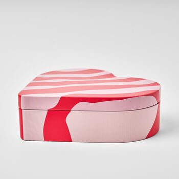 Heart Shaped Tin In Swedish Design Filled With Chocolate Truffles Kärlek, 9 of 9