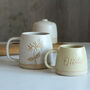 Personalised Flower And Name Large Mug, thumbnail 1 of 11