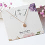 Rose Gold Plated Stamped Initial Necklace, thumbnail 2 of 12