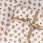 Gingerbread Man Wrapping Paper Roll Or Folded, thumbnail 3 of 3