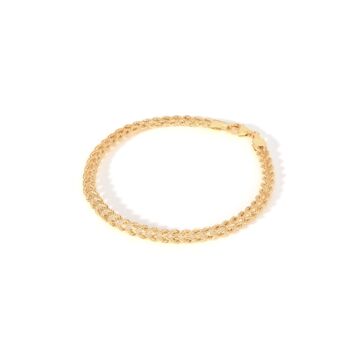 Yellow Gold Double Row Extra Light Rope Bracelet, 2 of 4