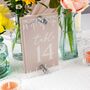 Foliage Stand Off Wedding Table Number, thumbnail 4 of 9