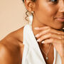 Total Eclipse Moonstone Sterling Silver Necklace, thumbnail 3 of 7