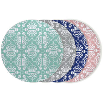 Coronation Crown Orb Placemat Coaster Sets, 3 of 6