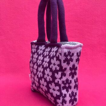 Blossom Knitted Mini Box Bag, 2 of 12