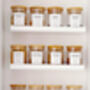 Set Of Spice Jars With Custom Labels, thumbnail 3 of 11